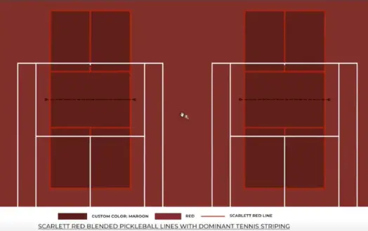 tennis pickleball design